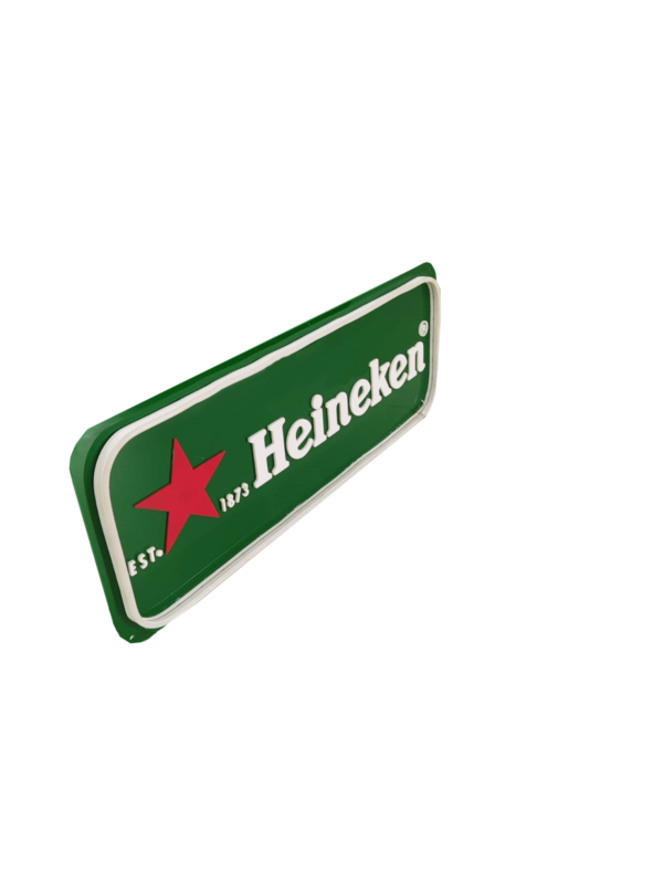 Painel led neon led heineken 49cm x 19cm