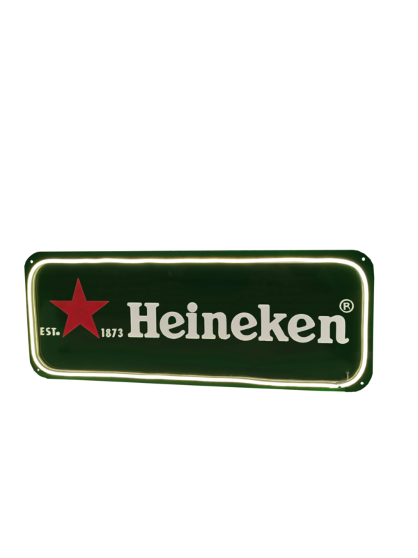 Painel led neon led heineken 49cm x 19cm - Imagem 5