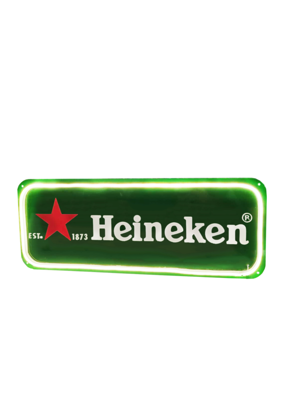 Painel led neon led heineken 49cm x 19cm - Imagem 6